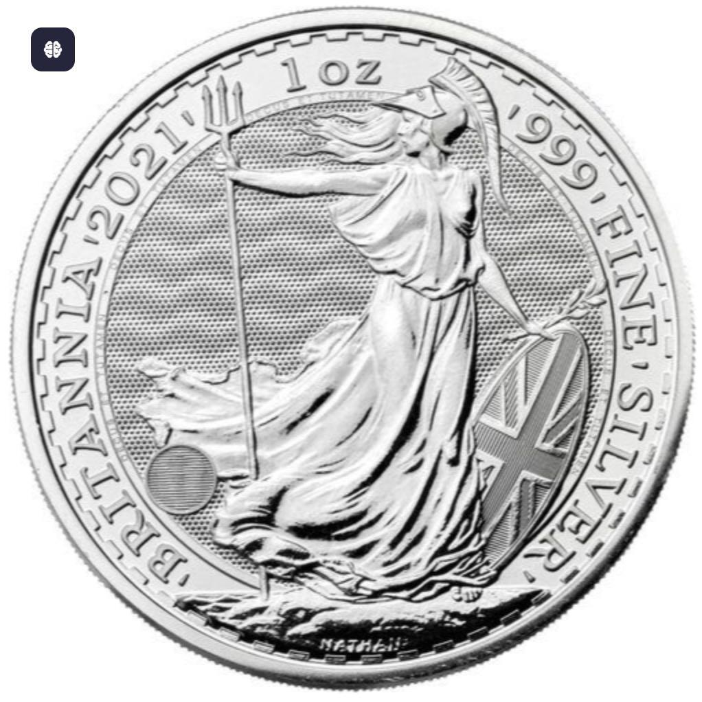 20021年 1oz シルバー ブリタニア 　イギリス