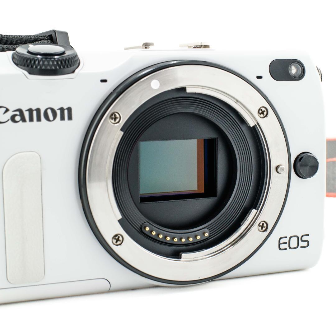 初心者スタートセット Canon EOS M2+標準ズームレンズwi-fi対応