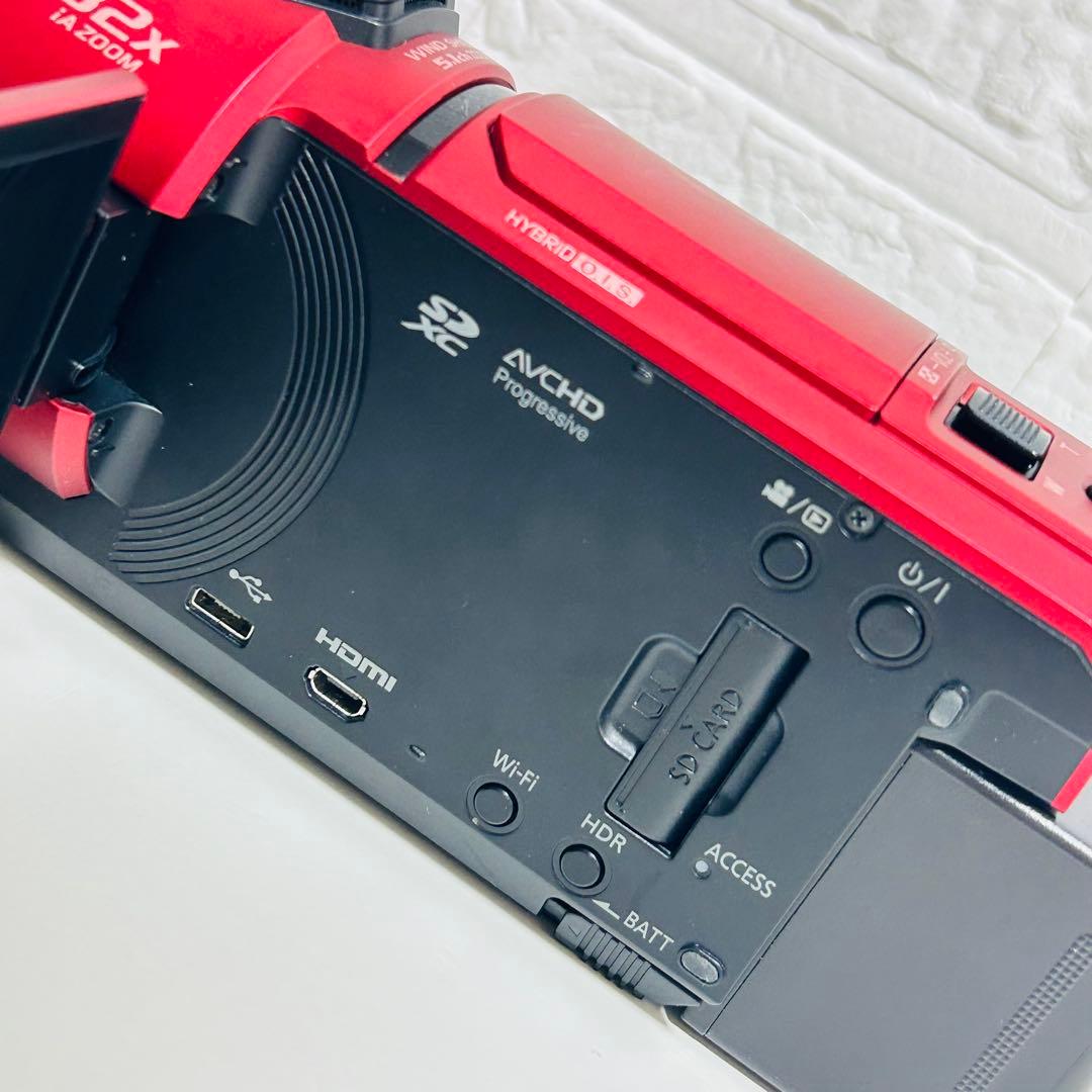 【美品】Panasonic 4K ビデオカメラ あとから補正 HC-VX1M-R