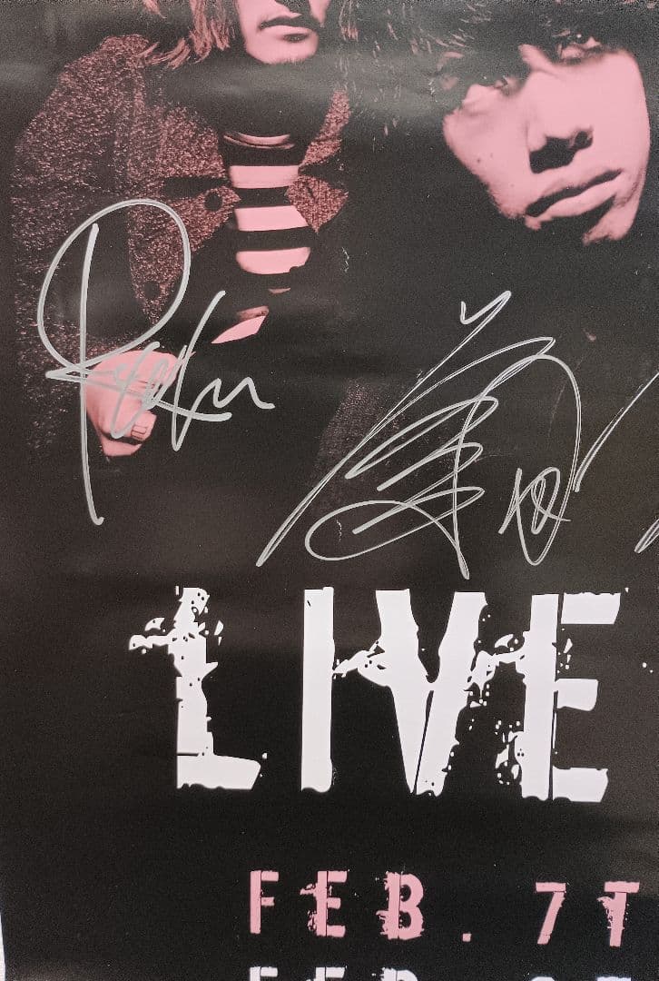 【UAR39】ONE OK ROCK 2014 直筆サイン入りポスター