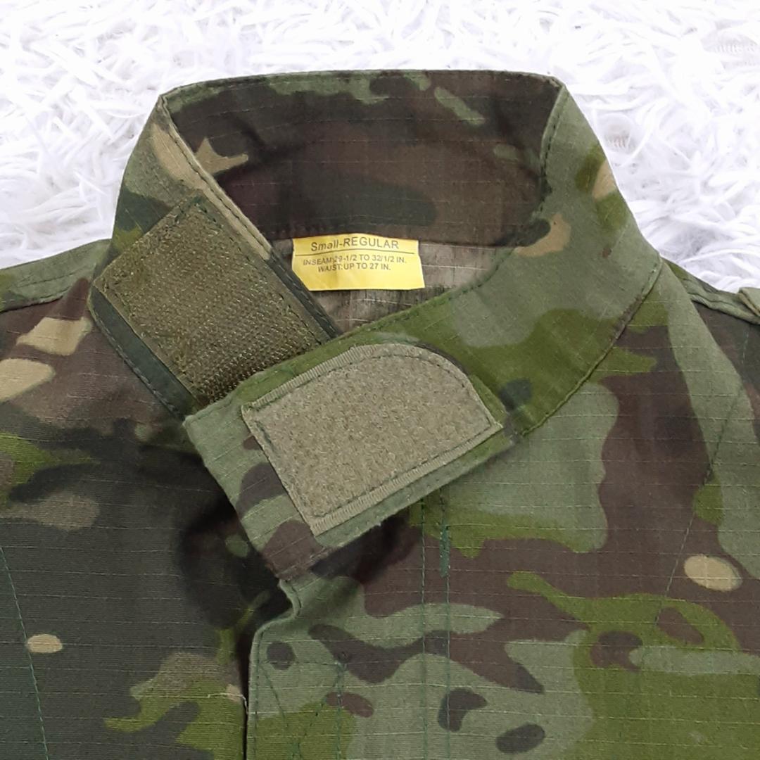美品◎ミリタリー上下セット カモフラージュカラー 迷彩 サバゲー