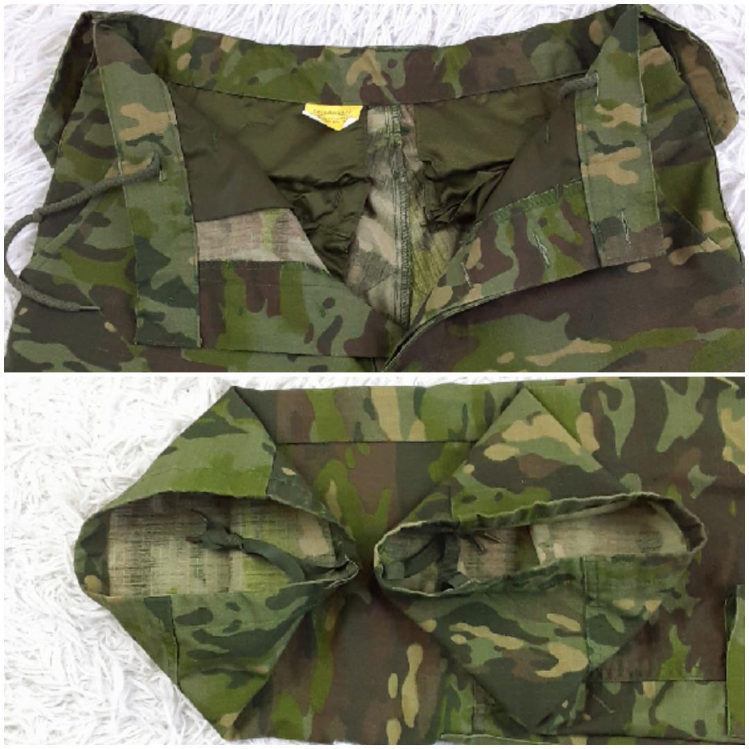 美品◎ミリタリー上下セット カモフラージュカラー 迷彩 サバゲー