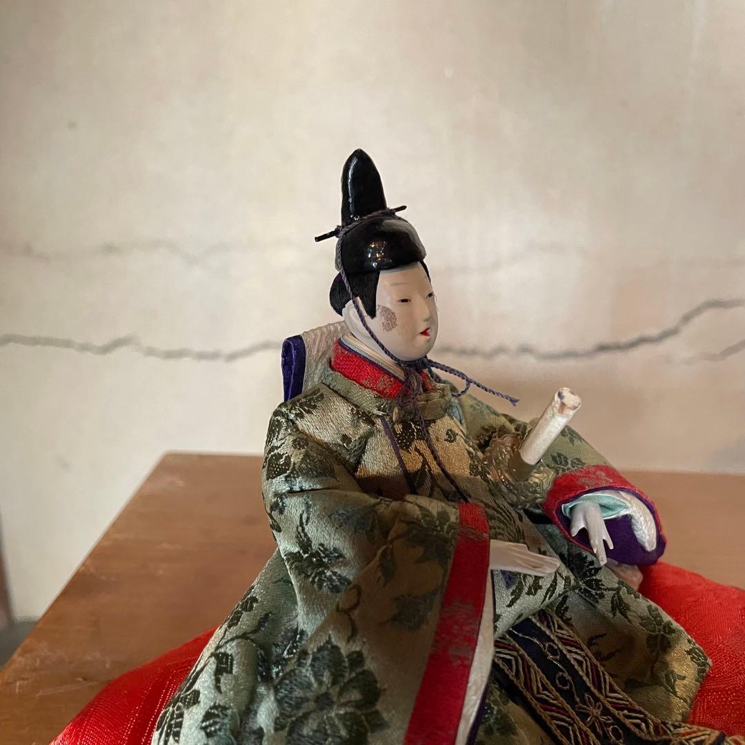 雛人形 お雛様 ひな祭り 男雛 女雛 戦前 24.4.6−4