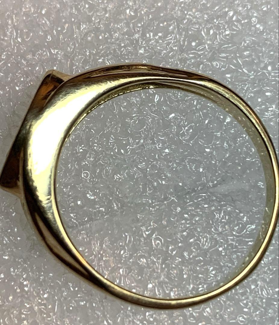 14K ペリドット リング 3.85ｇ