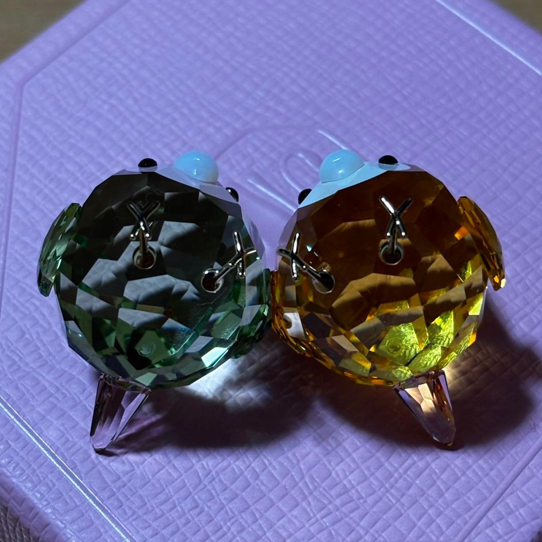新品スワロフスキーフィギュリン Birds ラブバード フィギュアフィギュリン
