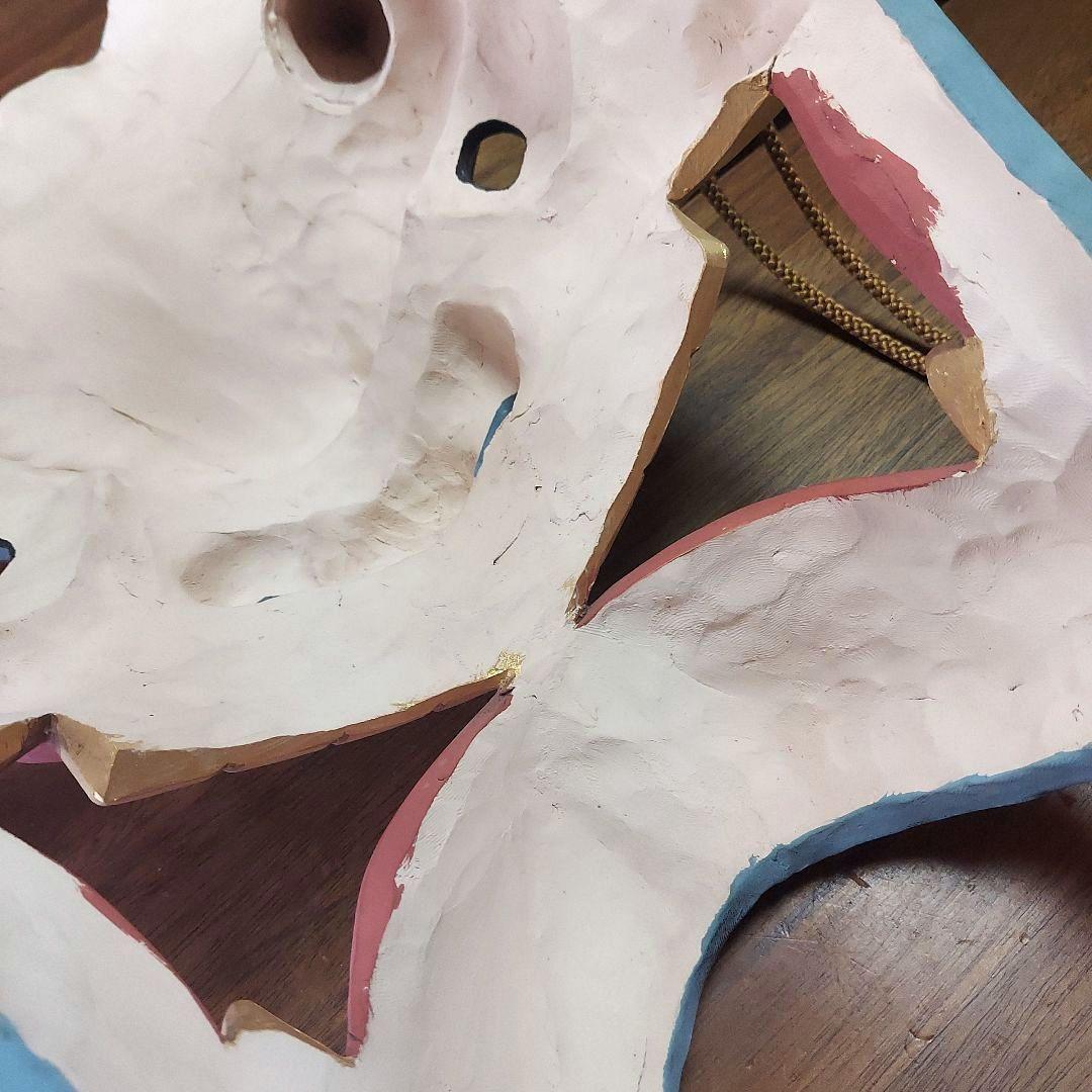 神代人形工房　中島技芸　鬼瓦　鬼面