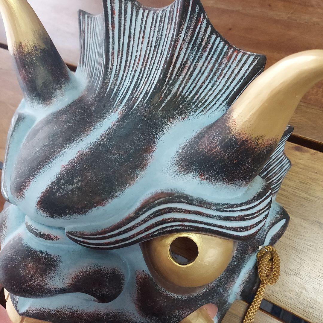 神代人形工房　中島技芸　鬼瓦　鬼面