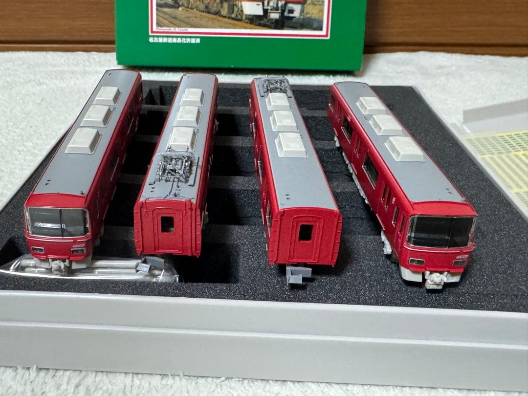 【未使用】GREEN MAX4074★名鉄3500系★４両編成セット（動力付き）