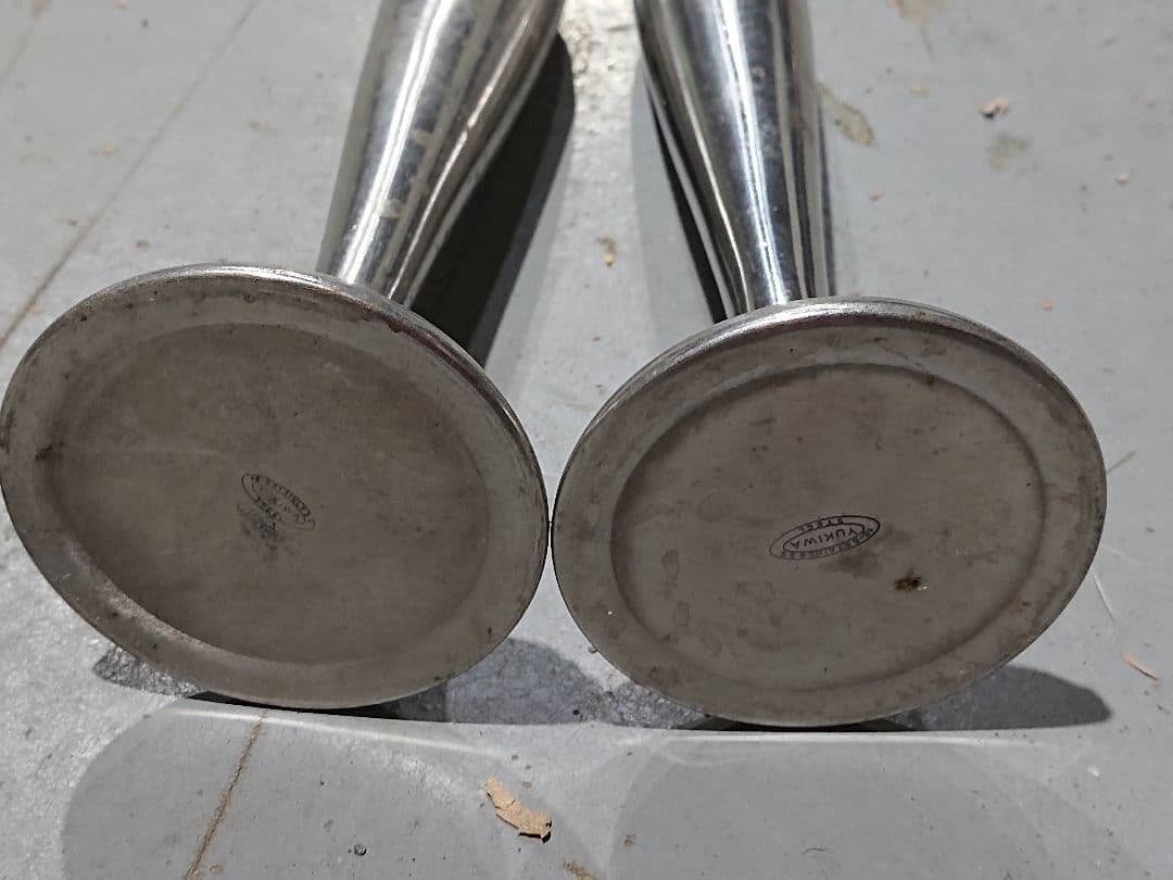 日食 日本食堂 食堂車 国鉄鉄道 ステンレススチール製花瓶 2個セット