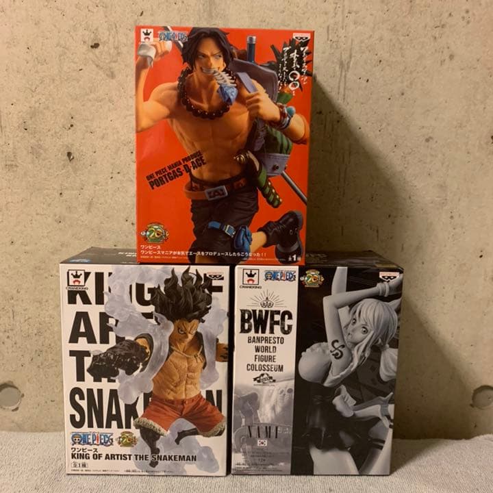 ワンピース フィギュア ナミ エース ルフィー