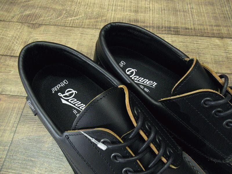 専用　ダナー ブローガン 茶芯 モカシン レザー シューズ 黒 25.5 ②