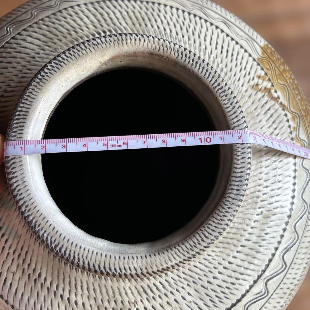 小鹿田焼　花器　壺　花瓶　アンティーク　民芸　民藝