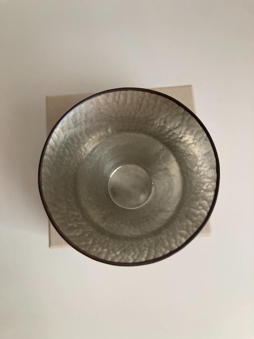 錫色酒器　KURACCO 浦中廣太郎　『冬雨』　おちょこ　ぐい呑み