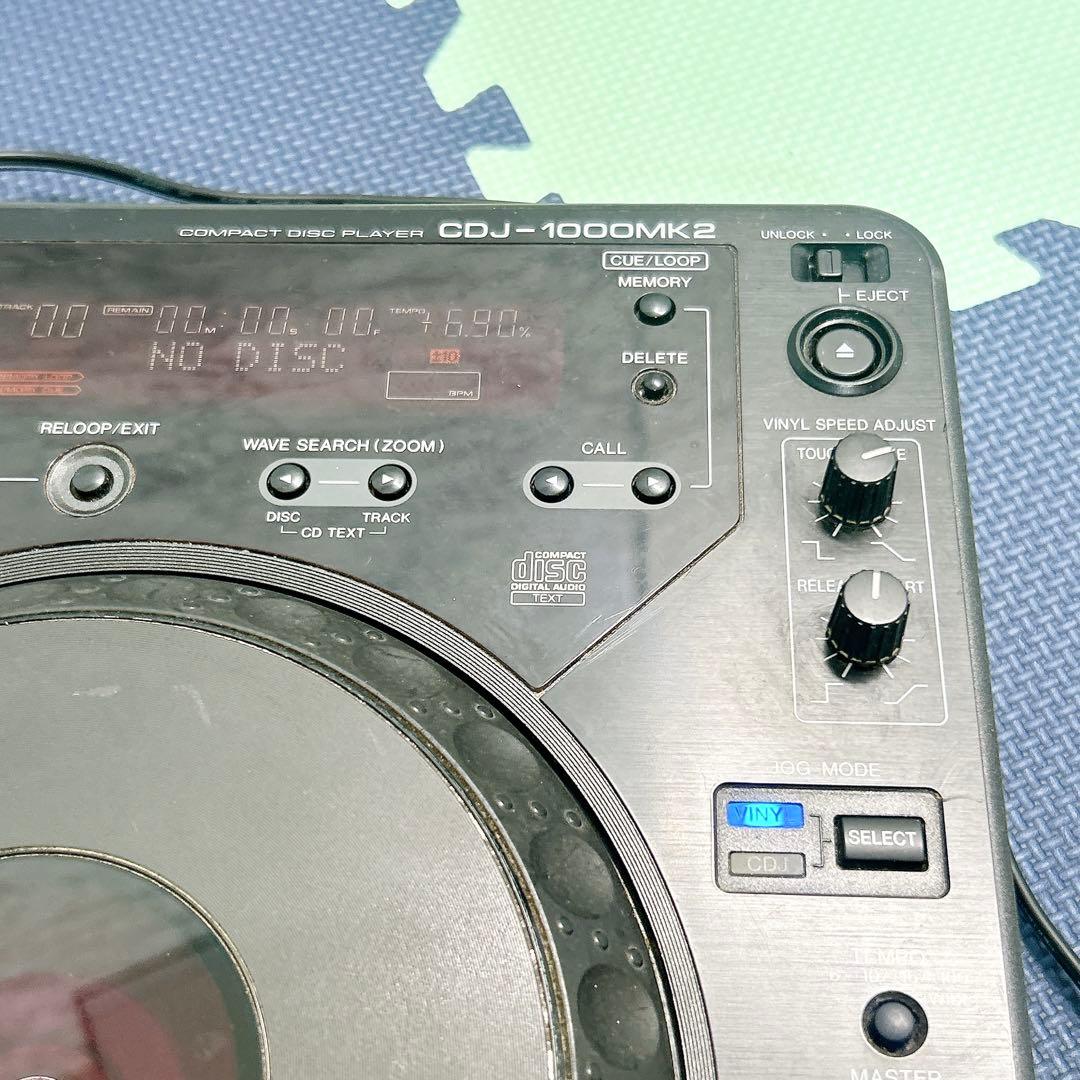 パイオニア プロフェッショナルCDプレーヤー ブラック CDJ-1000MK2