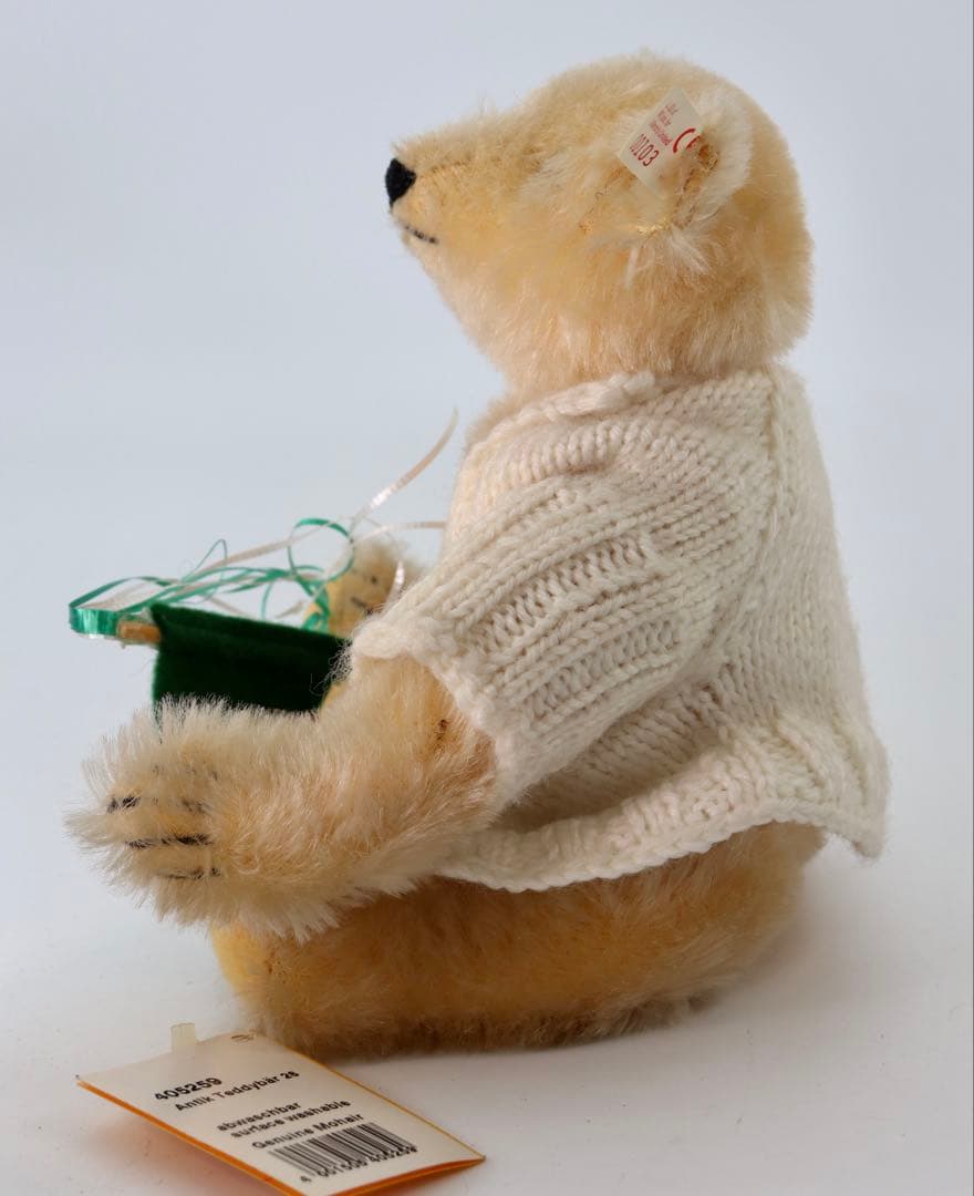 コレクション Steiff C.U. gathering bear with flag1995