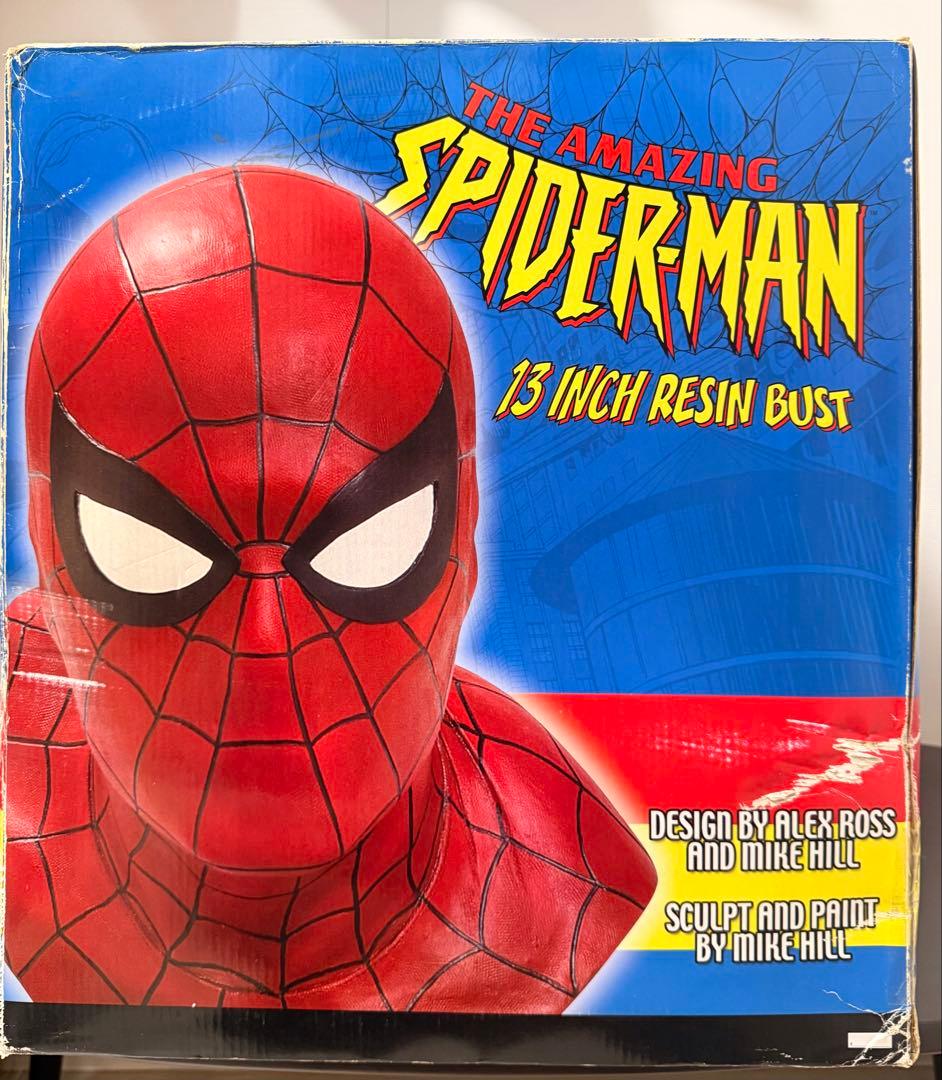 スパイダーマン 13インチ バスト 1:1 ライフサイズ Alex Ross
