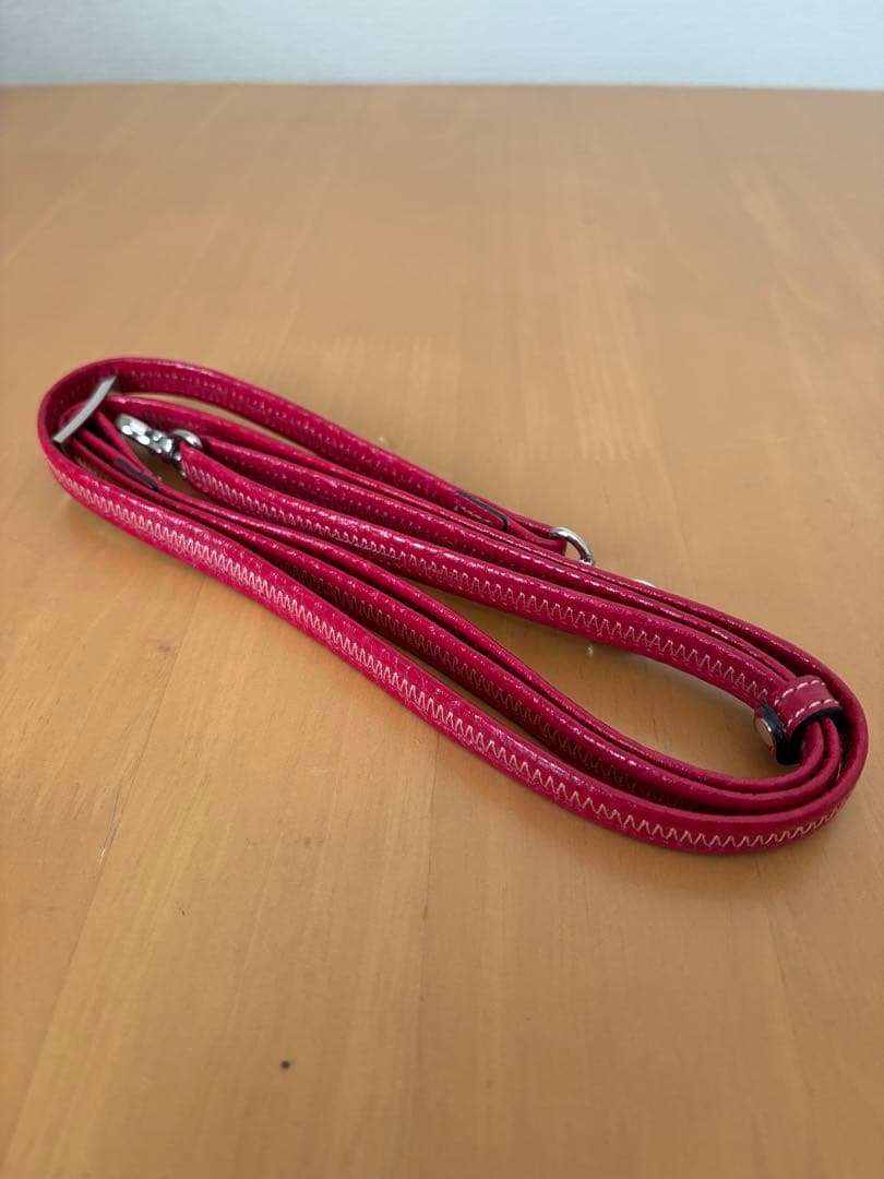 PELLE BORSA ペレボルサ 本革 ハンドバッグ 赤 美品 通勤 お出かけ