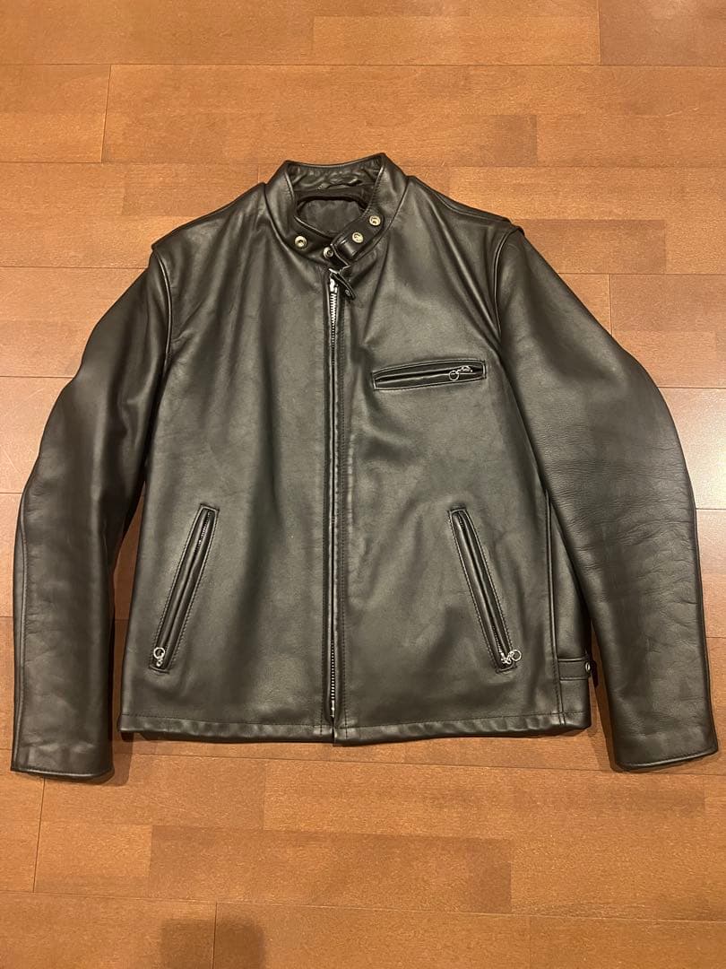 Schott USA LINE 641 ステアハイド シングルライダース