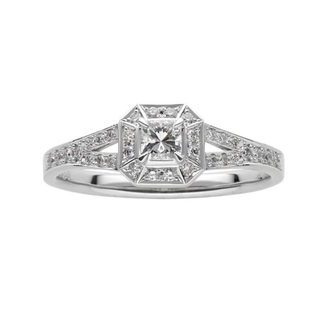 ヴァンドーム青山 Pt950 0.332ct VVS2 保証書・箱付 7号