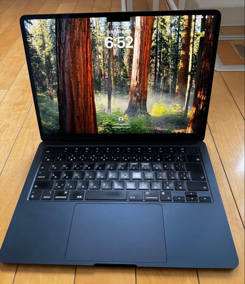 Apple MacBook Air M2 ミッドナイト　512GB 16GB