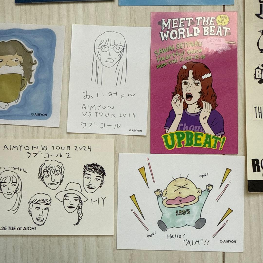 あいみょん　ステッカー　特典　ライブ　配布物　タトゥーシール　カード