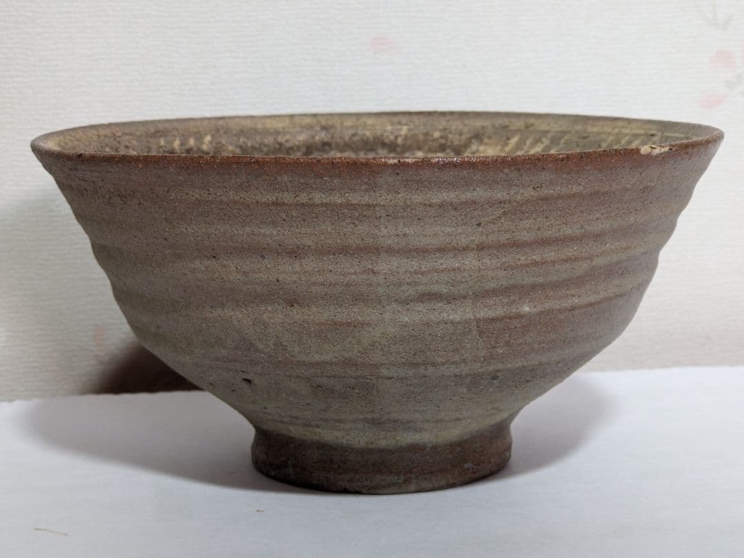 ⭐時代物 茶道具 抹茶碗 古唐津 朝鮮李朝 彫り三島 三島唐津 古美術品 骨董品