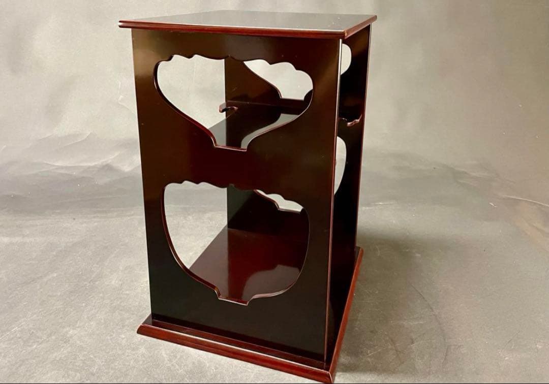 割引❣️ 「母」武野紹鴎好 水指棚 紹鴎水指棚 元箱 茶道具 （F1）