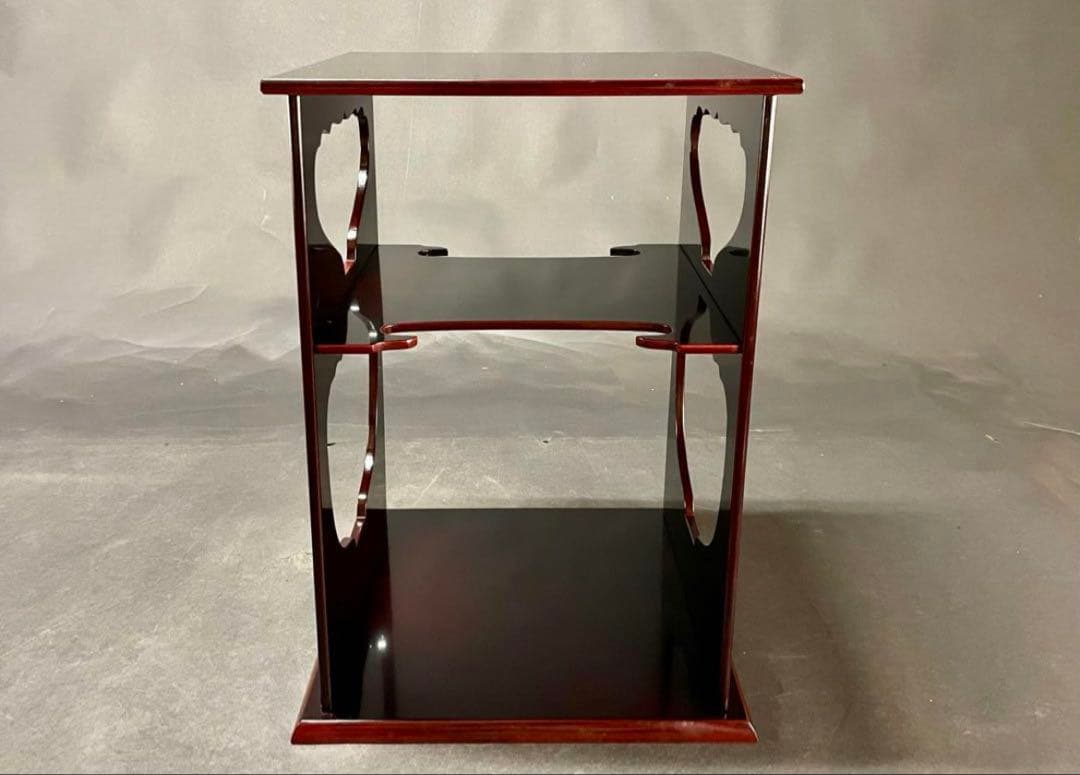 割引❣️ 「母」武野紹鴎好 水指棚 紹鴎水指棚 元箱 茶道具 （F1）