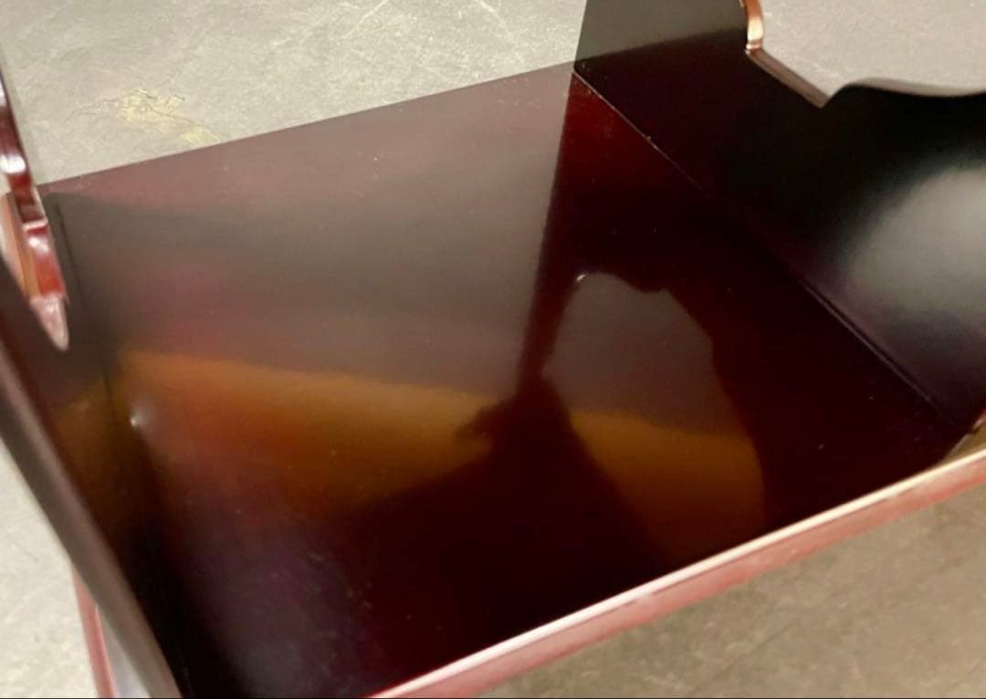 割引❣️ 「母」武野紹鴎好 水指棚 紹鴎水指棚 元箱 茶道具 （F1）