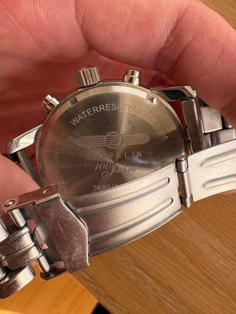 ZEPPELIN クロノグラフ 腕時計 100m防水