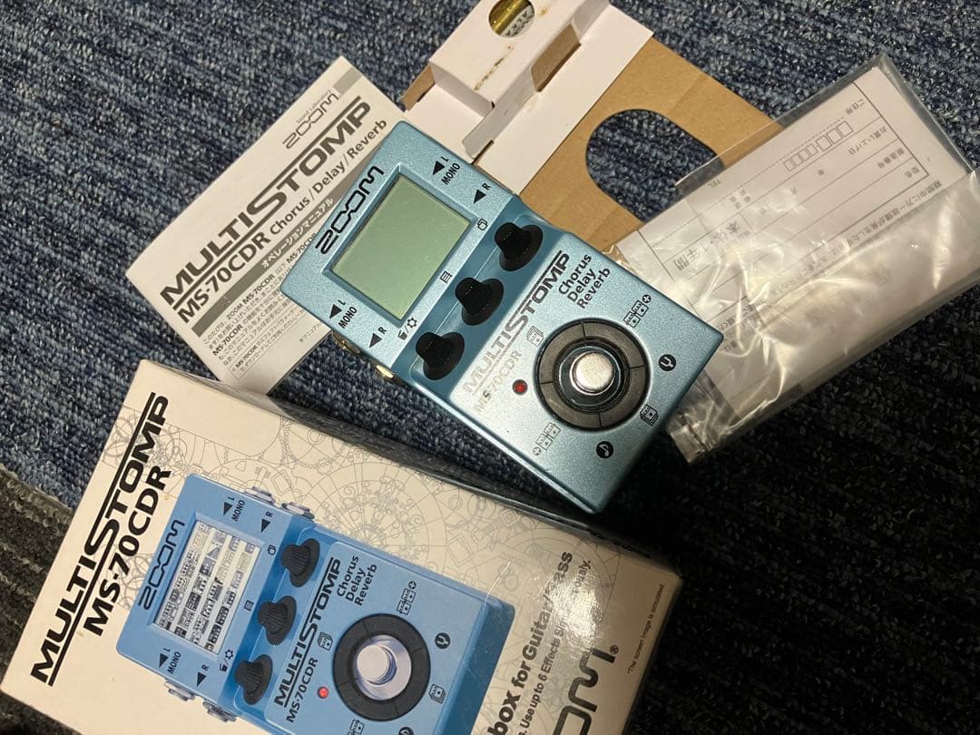 ZOOM MULTISTOMP MS-70CDR アタッチメント付属