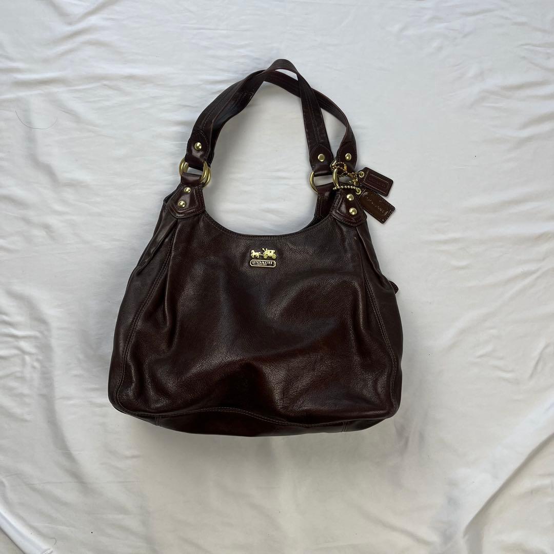 COACH コーチ マディソン マギー レザー ワンショルダーバッグ 14336