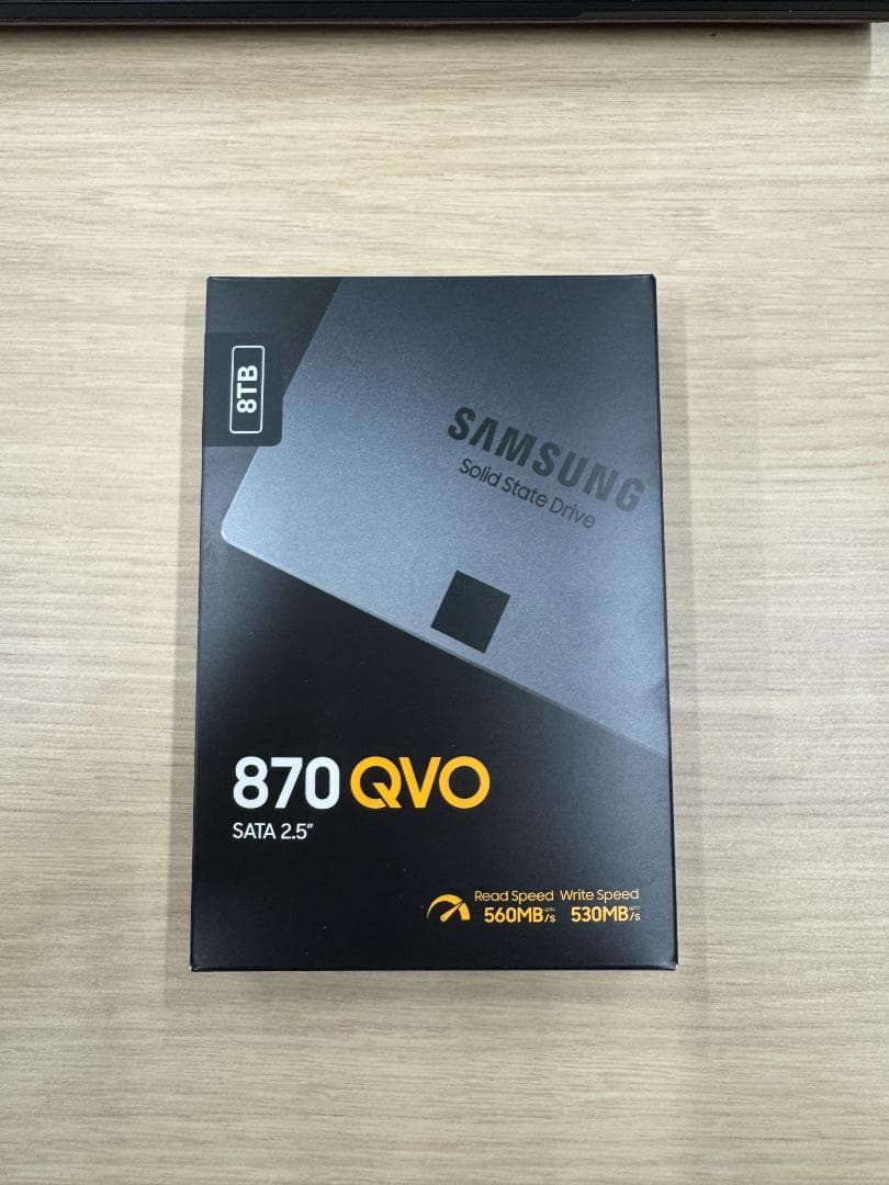 内蔵型SSD samsung SSD 8TB 870 QVO MZ-77Q8T0B/IT
