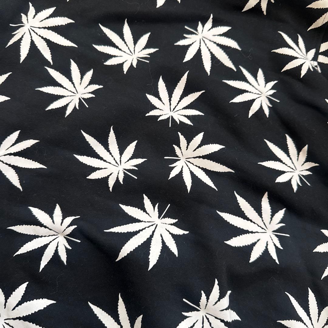 新品タグ付き HUF ハフパーカー長袖 LEAF PRINT HOODIE