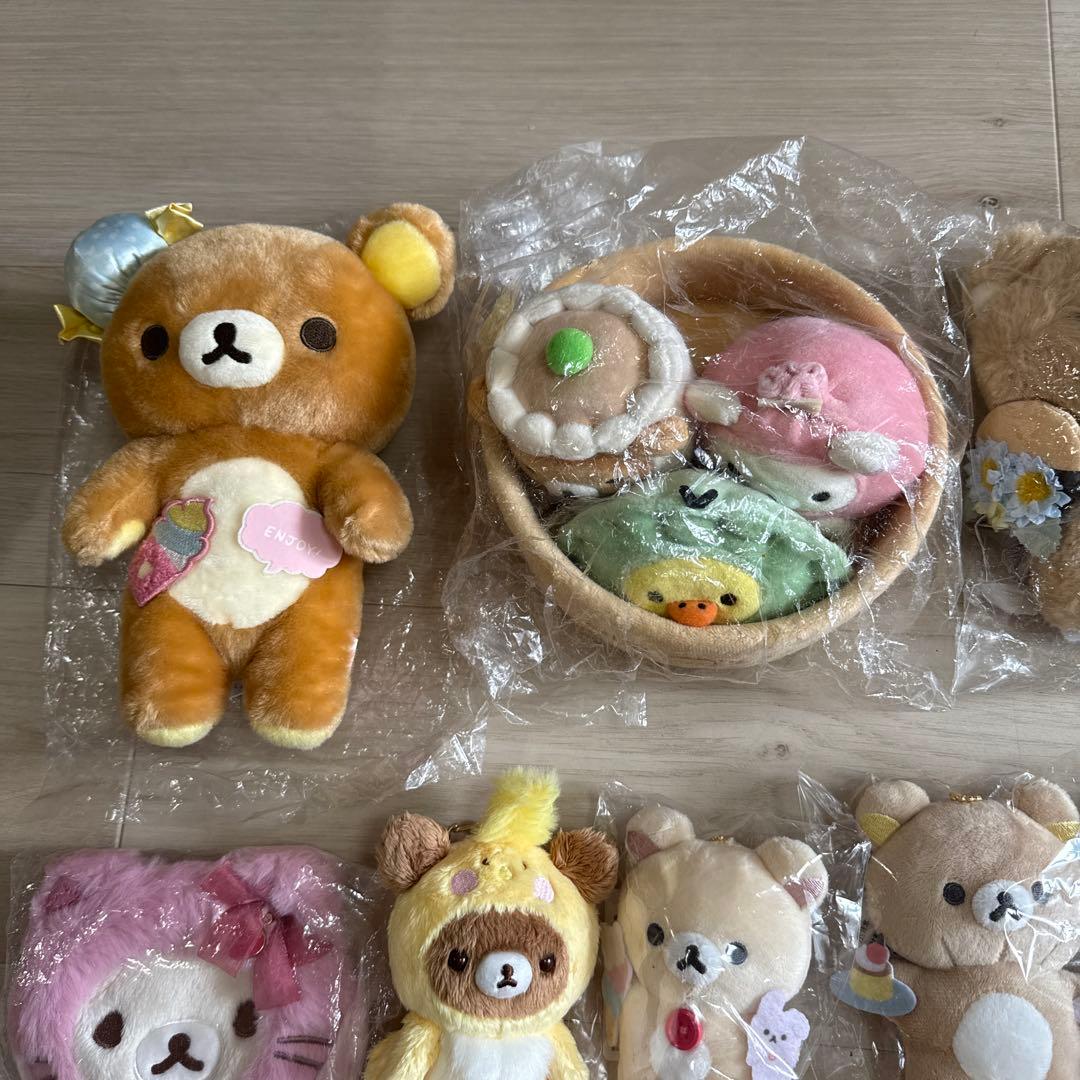 最終値段　リラックマ　コリラックマ　キイロイトリ　マスコット　ぬいぐるみセット