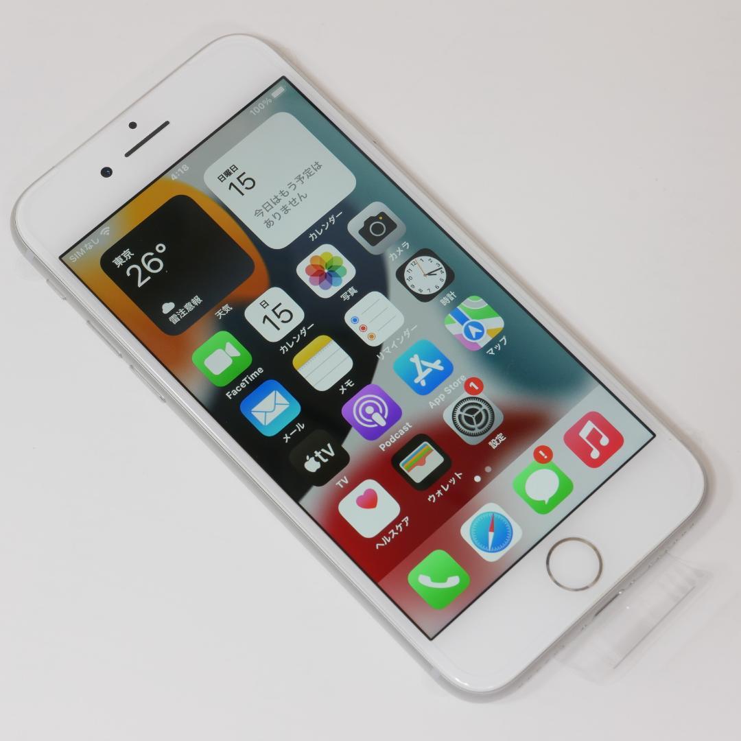 iPhone8 64GB シルバー バッテリー交換済み 美品