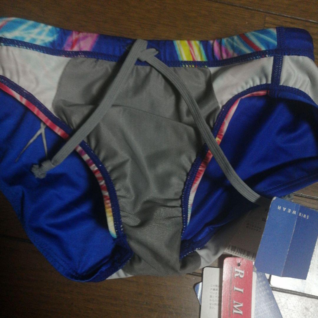 arena 初期nux 競泳水着 Lサイズ 青/マルチカラー　競パン