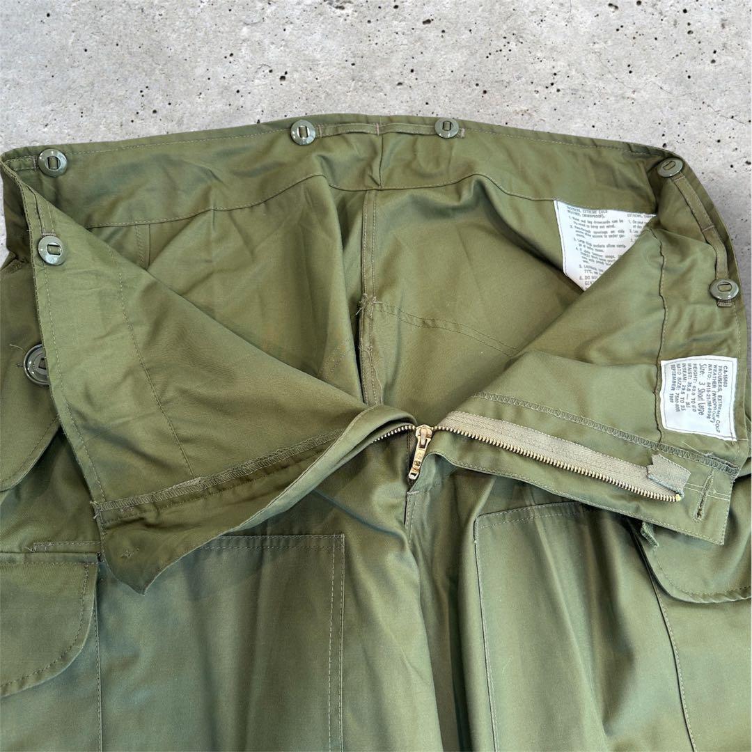 DEADSTOCK 80s カナダ軍 オーバーパンツ カーゴパンツ L 実物