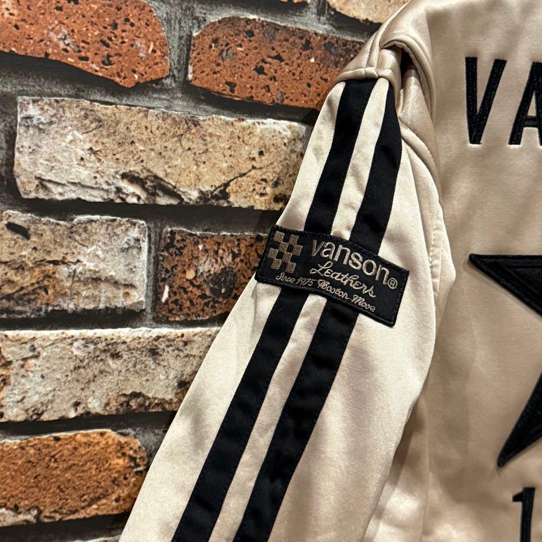 【VANSON】ライダース ジャケット ワンスター 40周年モデル ボンディング