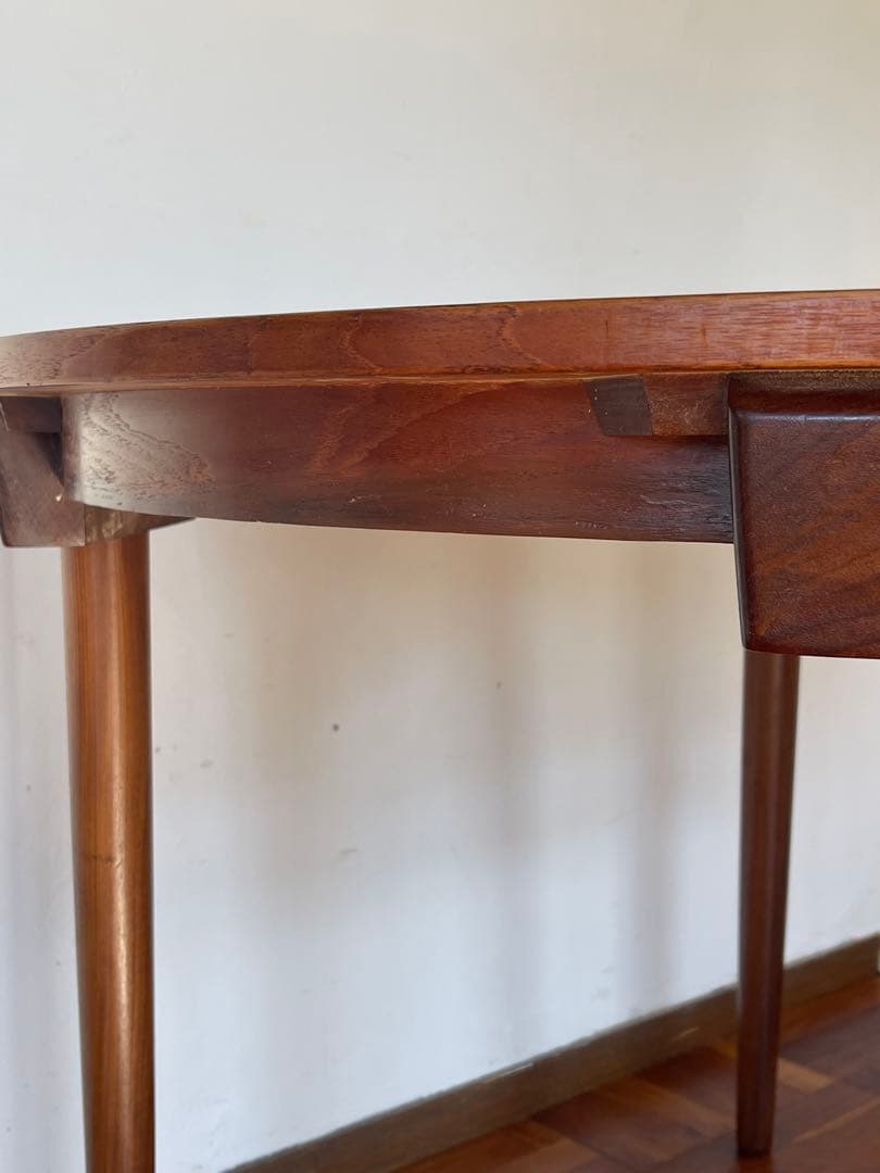 北欧 デンマーク ヴィンテージ ハンスオルセン ラウンド ダイニング テーブル