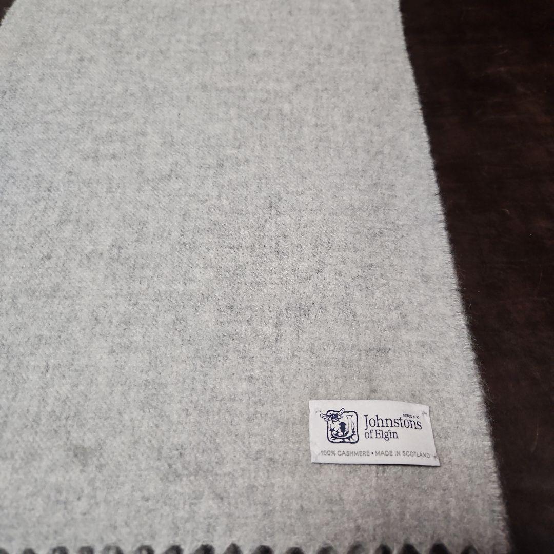 Johnstons　カシミヤマフラー