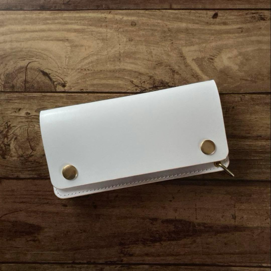 【キノピオ】北米ステアハイド トラッカーウォレット 180（ロング）3層