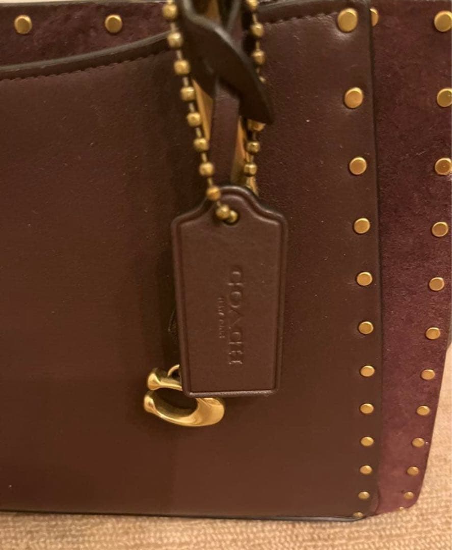 ⭐︎ syouta⭐︎COACH ドリーマー ウィズ リベット ハンドバッグ