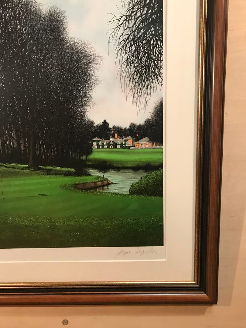 ロビーさま専用デペルト「ゴルフ場・リッチフィールドゴルフクラブ」リトグラフ２作品