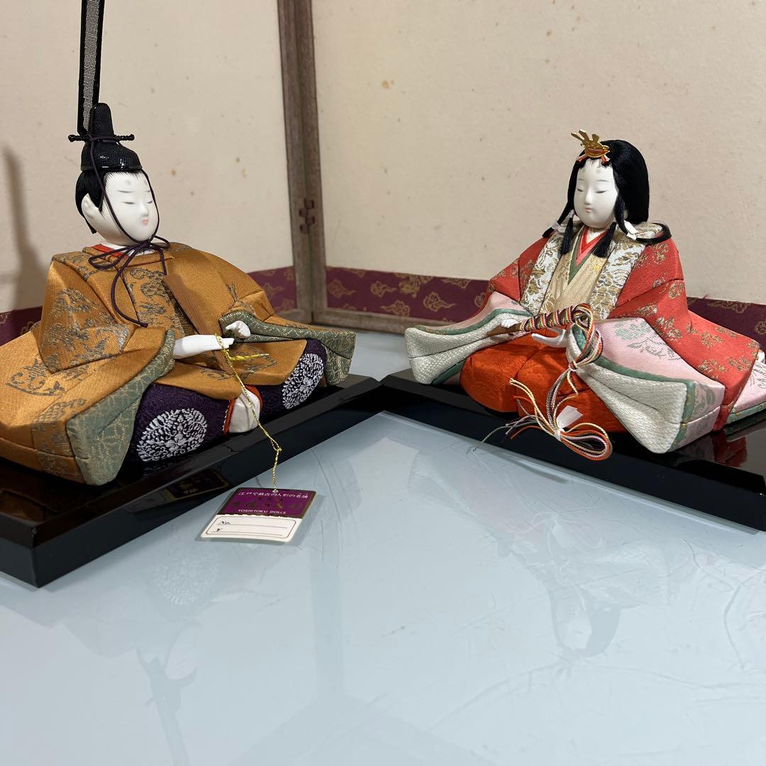 親王飾り　お雛様　木目込