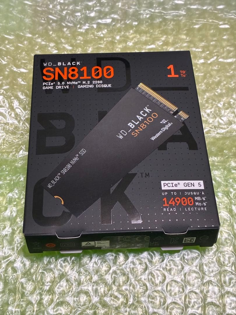 内蔵型SSD Western Digital WD BLACK SN8100 1TB SSD