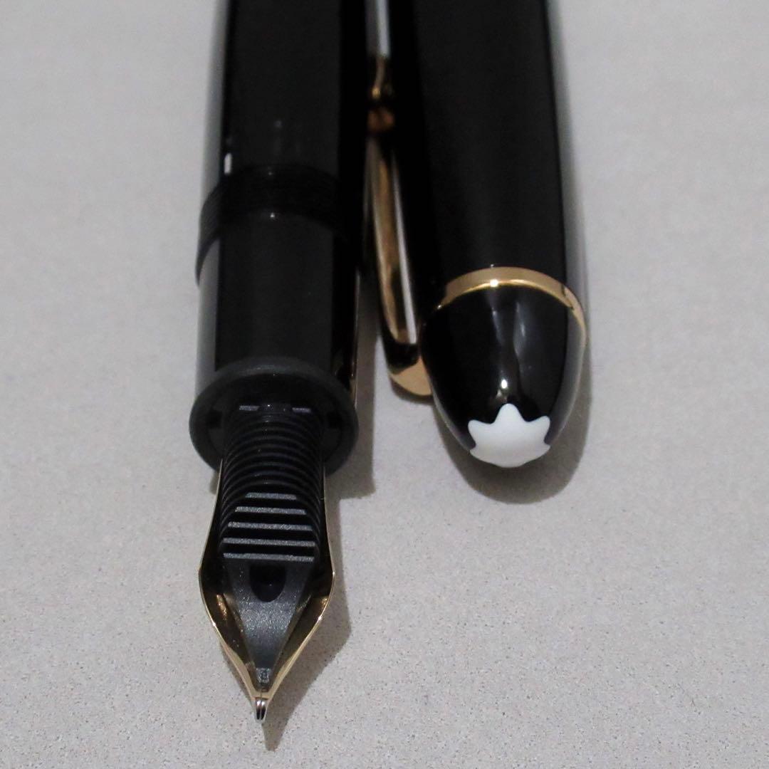 モンブラン 万年筆 146 カリグラフィー カーブドニブ ゴールド 130205