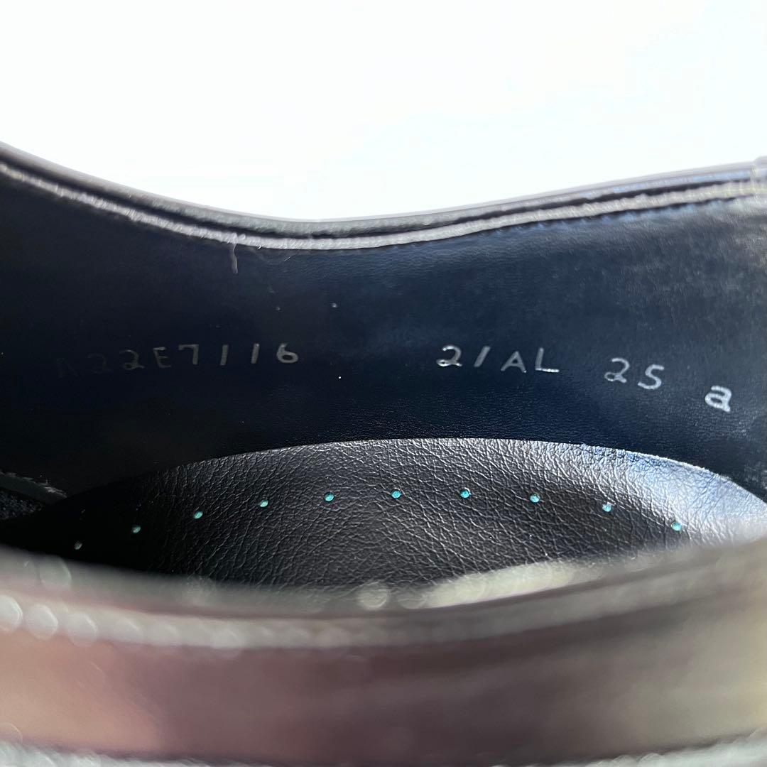 美品✨ REGAL リーガル ストレートチップ 黒 25cm 21AL