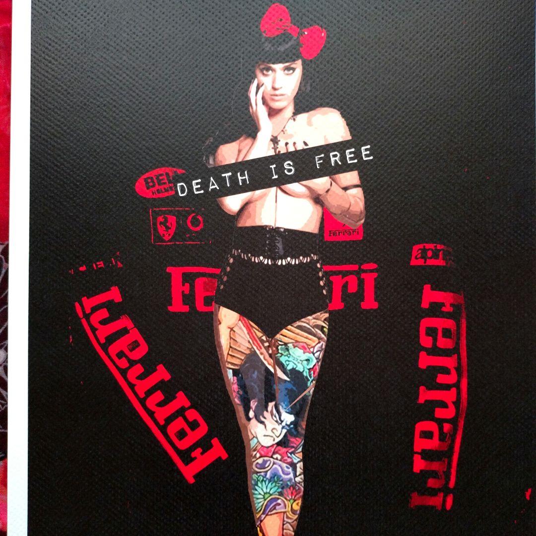 death nyc 世界限定100枚　ディスガール　浮世絵　フェラーリ