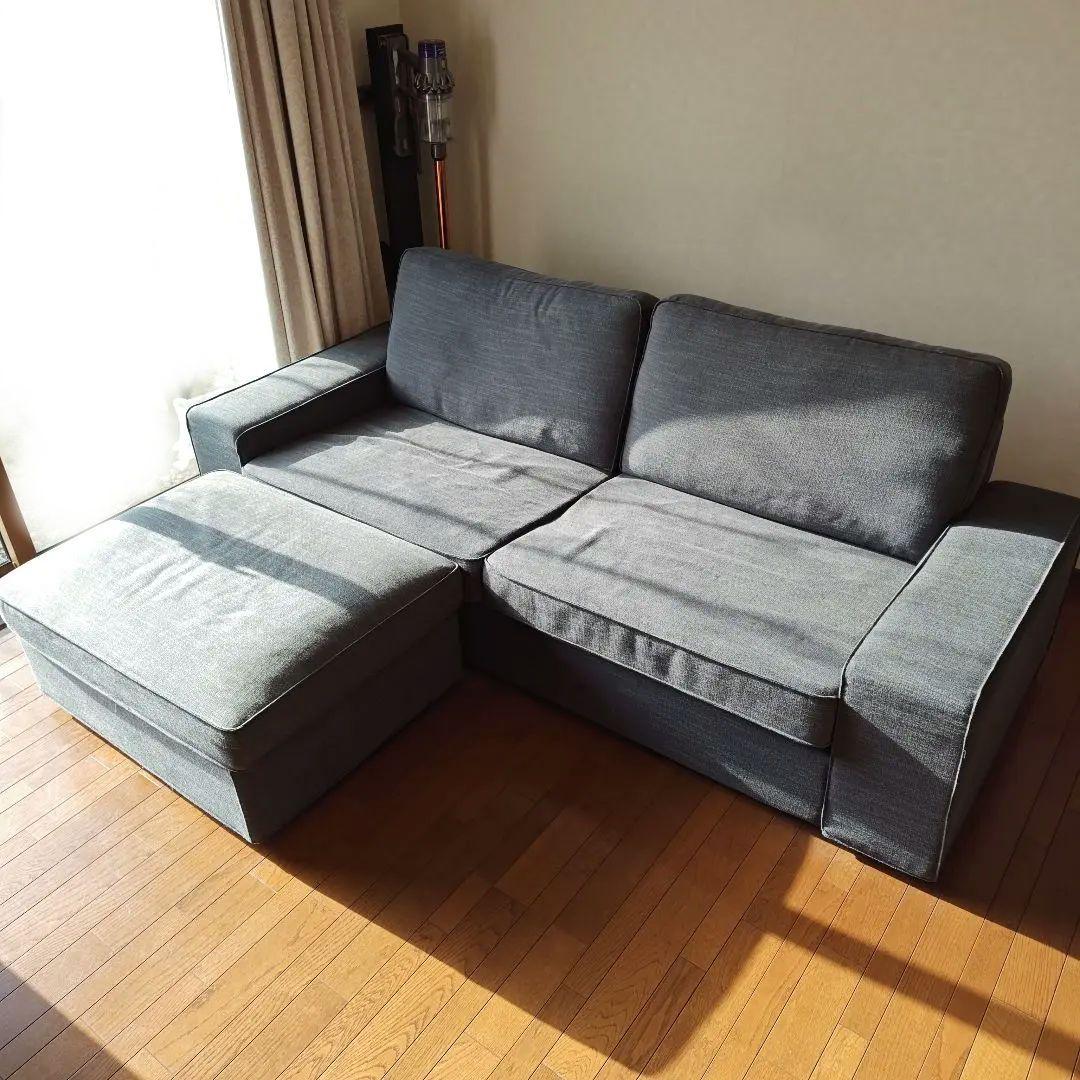 【3月処分します】IKEA イケア　KIVIK シーヴィク オットマンのみ